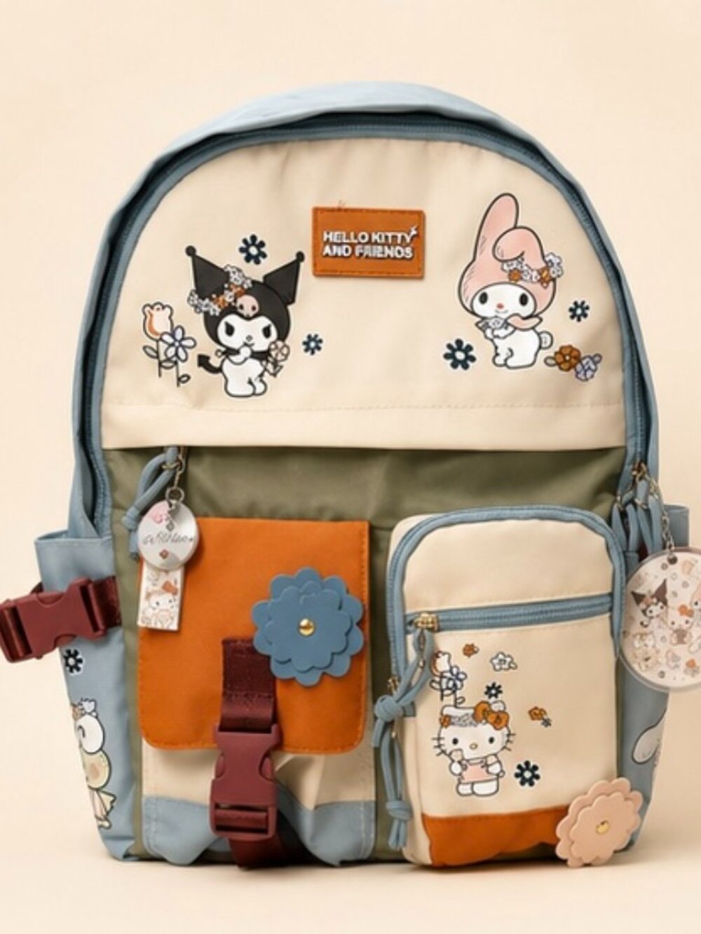 Hello Kitty and Friends Bioworld Backpack – Floral Kawaii Edition (NWT)